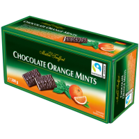 Шоколад черный Orange Mints Maitre Truffout Апельсин и Мята, 200 г