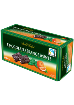 Шоколад чорний Orange Mints Maitre Truffout Апельсин та М'ята, 200 г