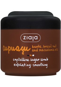 Кристаллический сахарный скраб Ziaja Купуасу для душа, 200 мл