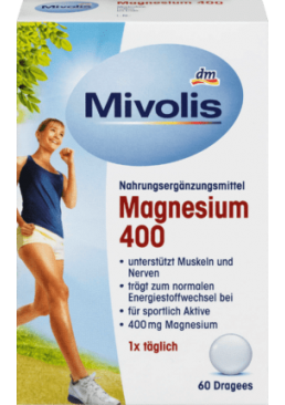 Биологически активная добавка драже магния 400 DM Mivolis, 60 шт