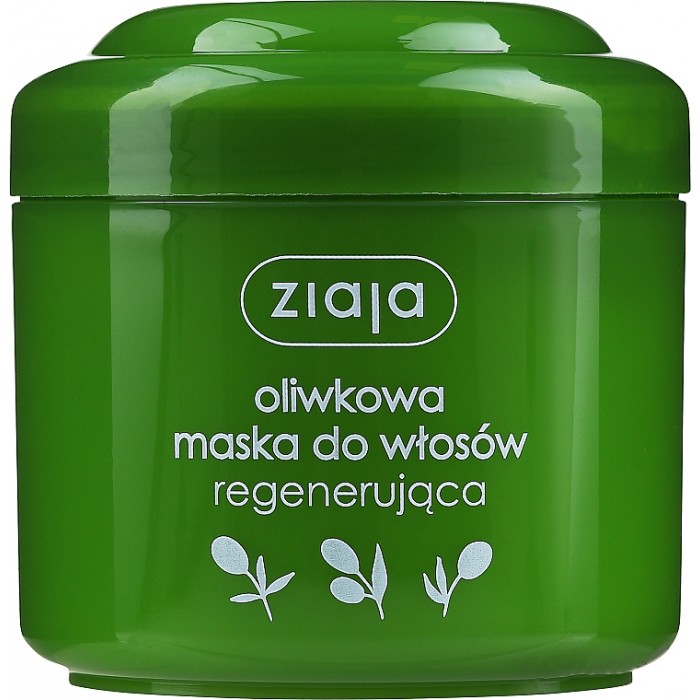 Натуральная оливковая маска для волос Ziaja, 200 мл - 