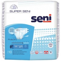 Підгузки для дорослих Seni Super Large L (100-150 см), 10 шт