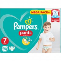 Подгузники-трусики Pampers Pants Размер 7 (17+ кг), 80 шт