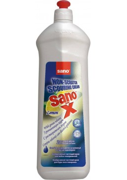 Крем для чистки универсальный Sano X Cream Lemon без хлора, 700 мл