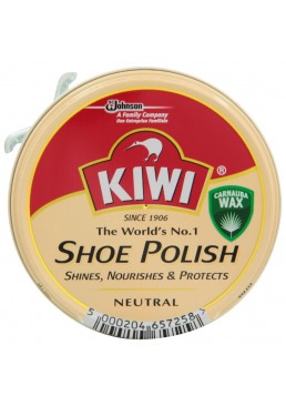 Крем для взуття в банку KIWI Shoe Polish Нейтральний, 50 мл