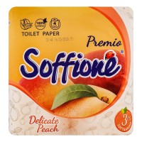 Бумага туалетная Soffione Delicate Peach Premio Soffione, 4 шт