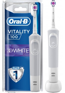 Електрична зубна щітка ORAL-B BRAUN Vitality 3D White / D100 White