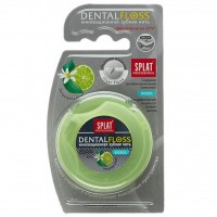 Зубная нить Splat Professional Dental Floss Антибактериальная объемная с ароматом лайма, 1 шт