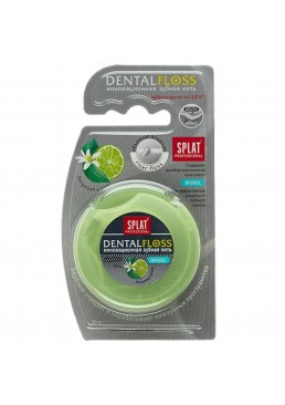 Зубна нитка Splat Professional Dental Floss Антибактеріальне об'ємна з ароматом лайма, 1 шт
