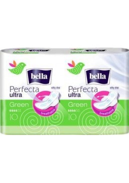 Гигиенические прокладки Bella Perfecta Ultra Green 4 капли, 20 шт
