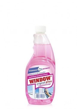 Засіб для миття вікон Window Plus Екзотичні квіти 500 мл (запаска)