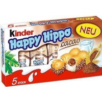 Конфеты Kinder Happy Hippo, 5 х 20.7 г