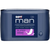Урологические вкладыши прокладки для мужчин Seni Man Super, 20 шт