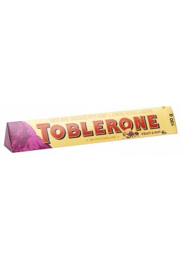 Шоколад Toblerone Fruit & Nut молочний з медом, 100 г