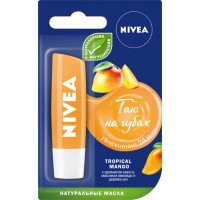 Бальзам для губ Nivea Тропический манго увлажняющий, 4.8 г