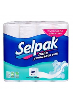 Туалетная бумага Selpak трехслойная 18.6 м, 32 рулона 