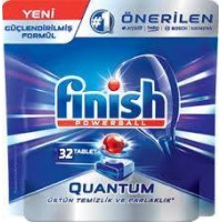 Таблетки для посудомоечной машины FINISH Quantum Powerball, 32 шт  