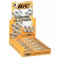 Набор лезвий для станка Bic Chrome Platinum, 100 шт