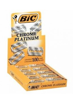 Набор лезвий для станка Bic Chrome Platinum, 100 шт