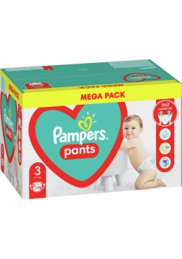 Підгузки - трусики Pampers Pants Розмір 3 (6-11 кг), 128 шт