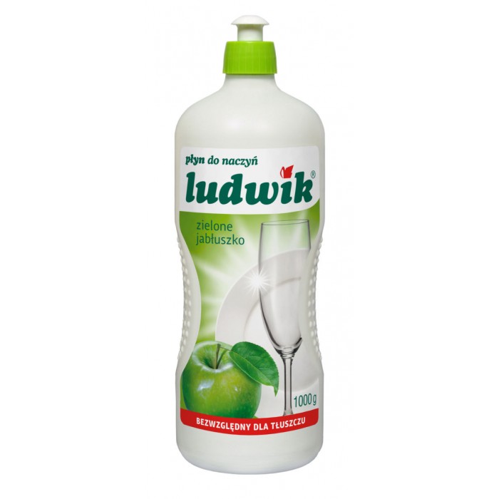 Бальзам для миття посуду Ludwik Зелене яблуко, 900 мл - 