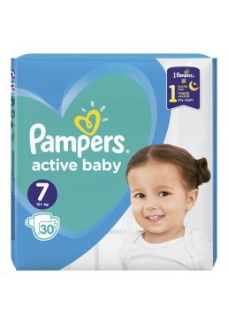 Підгузки Pampers Active Baby Extra Large 7 (15+ кг), 30 шт