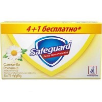 Антибактериальное мыло Safeguard Ромашка, 5 х 75 г