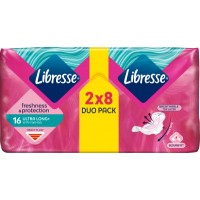 Гигиенические прокладки Libresse Ultra Super Soft  5 капель, 16 шт