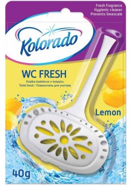 Освежитель для туалета Kolorado лимон, 40 г