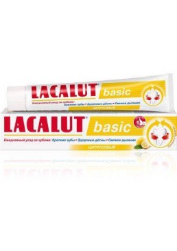 Зубна паста Lacalut basic цитрусовий 75 мл