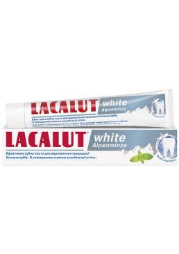 Зубна паста Lacalut White Альпійська м'ята 75 мл
