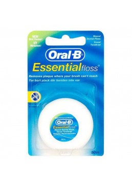 Зубная нить Oral-B Essential Floss Воскованая 50 м