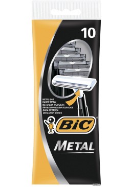 Набор одноразовых бритвенных станков BIC Metal 10 шт 