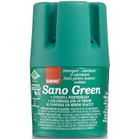 Засіб для унітазу Sano Green для миття та дезінфекції, 150 г