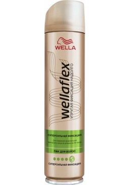 Лак для волос Wellaflex №5 Суперфиксация, 250 мл
