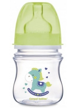 Бутылка с широким отверстием EasyStart Canpol babies антиколиковая, 120 мл