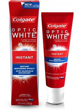 Зубна паста Colgate Optic White Instant Fluoride, 75 мл