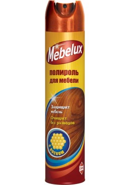 Поліроль для меблів Mebelux з воском, 300 мл