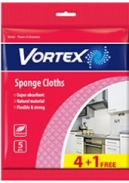 Серветки-губки Vortex для прибирання, 5 шт