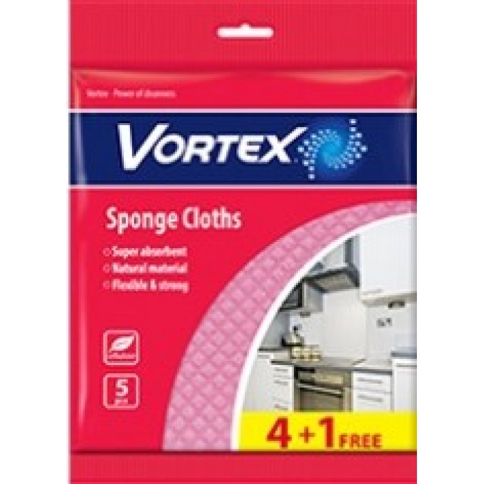 Серветки-губки Vortex для прибирання, 5 шт (623710) - 