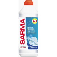 Средство для мытья посуды SARMA 7в1 Сода-эффект, 0,5л