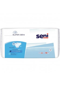 Подгузники для взрослых Seni Super Extra Large (130-170 см), 30 шт