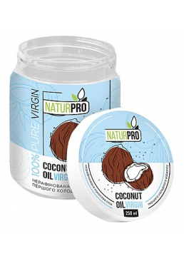 Нерафінована кокосове масло NaturPro Coconut Oil Virgin для волосся, 250 мл