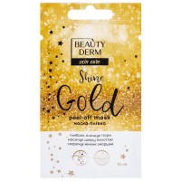 Маска-пленка для лица Beauty Derm Skin Care Shine Golden Peel-off Mask, 10 мл
