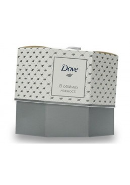 Подарунковий набір Dove В обіймах ніжності (мило + роликовий дезодорант)