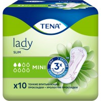 Урологические прокладки Tena Lady Slim Mini, 10 шт