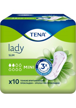 Урологические прокладки Tena Lady Slim Mini, 10 шт