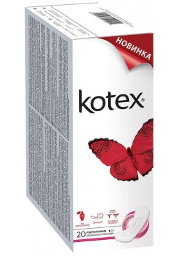 Щоденні прокладки Ультратонкие Kotex, 20 шт.