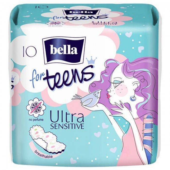 Гігієнічні прокладки Bella for Teens: Ultra Sensitive 10 шт (302344/302351) - 