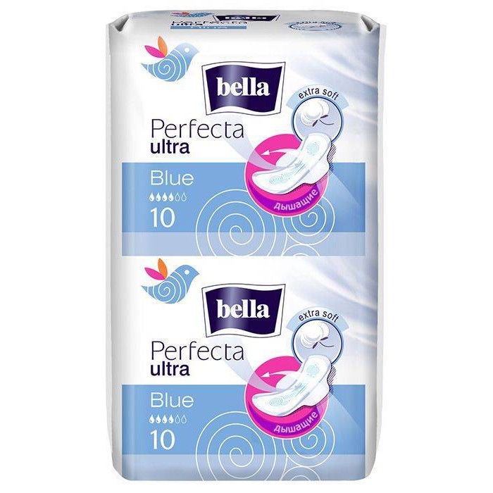 Гигиенические прокладки Bella Perfecta Ultra Blue 4 капли, 20 шт - 
